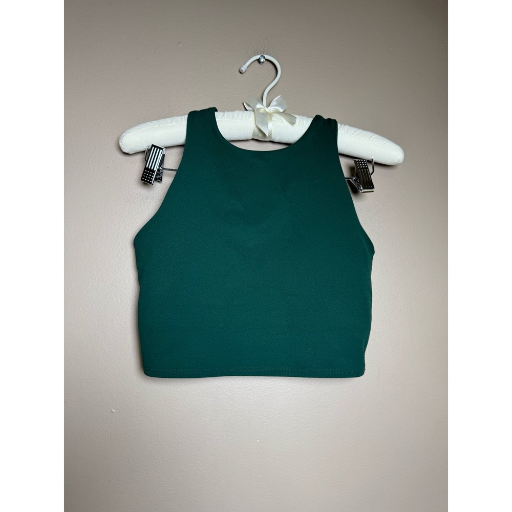EUC Dark Green Athleta Sports Bra/Yoga Top Size XS